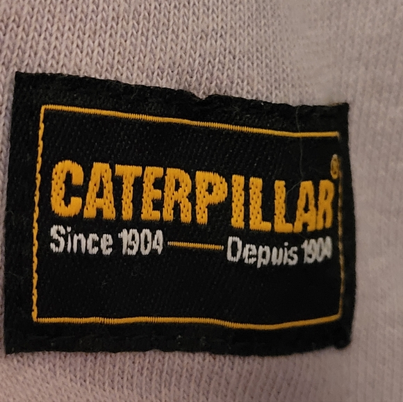 CAT Caterpillar Women's Lilac Crewneck Sweatshirt, size XL - Picture 2 of 9